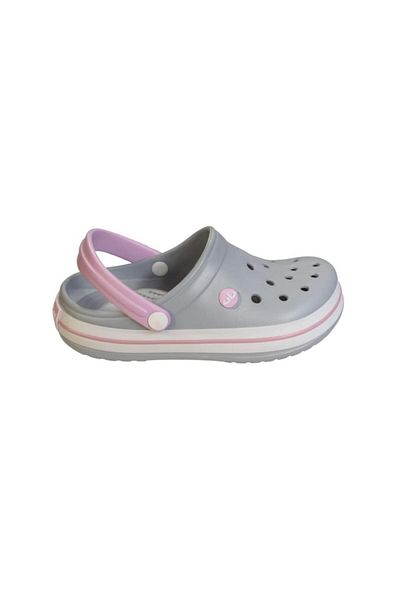 Akınal Bella Gray Green Red Cross Style Doctor-Nurse-Cook Slippers