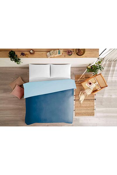 Özdilek Single Duvet Cover - Blue & A. Blue