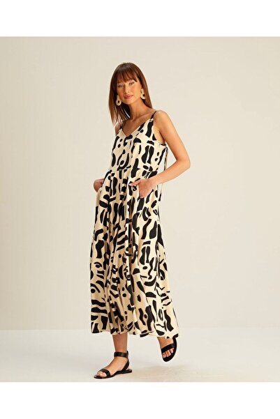 Oyer Moda Rope Strap Dress with Pockets