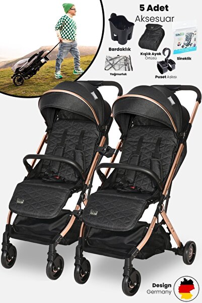 LORELLİ Lorelli Myla Plus Ayrılıp Birleşebilen Kabin Ikiz Bebek Arabası