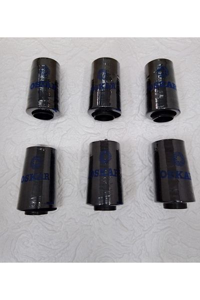 Oskar Black Polyester Sewing Thread - 5000 Mt (6 Pcs)