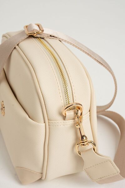 FiONA BAG حقيبة كريمية للنساء متعددة الاستخدامات ذات 4 عيون عبر الجسم والكتف