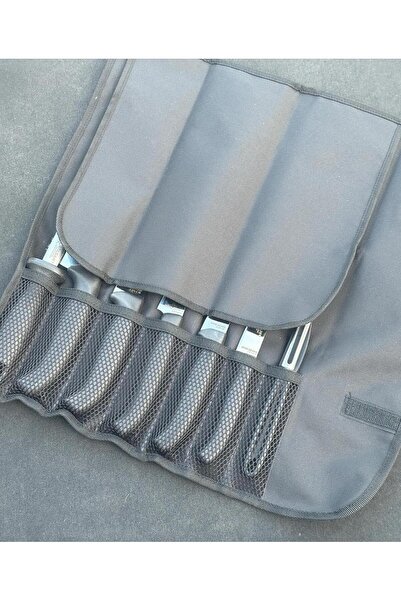 ATASAN Çantalı Ekoset Şef, Kasap, Mutfak Bıçak Seti 8 Parça