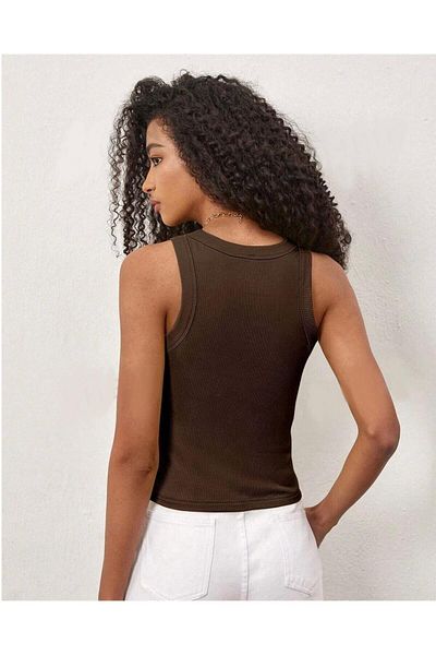 Actiwear Women's Corded Athlete T-Shirt - Hlater Collar, Knitted Material