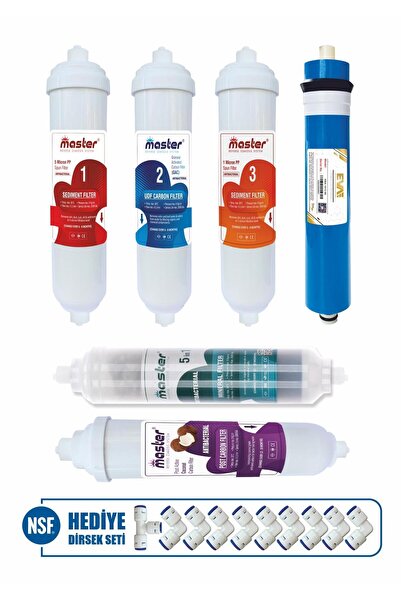 Piksel Aqua Master 10 Aşamalı Eva Membranlı Su Arıtma Cihazı Filtre Seti