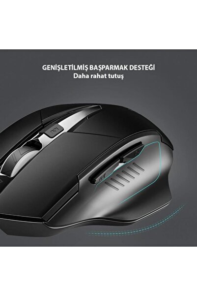 coofbe 2.4g Şarj Edilebilir 500 Mah Bataryalı 4dpı 2.4g Kablosuz Mouse Windows Ios Mac Uyumlu Mouse
