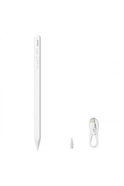 Baseus 130mah Şarjlı Yedek Uçlu Kapasitif Tablet Kalem Ipad Mini 5 Dokunmatik Tablet Kalemi Aktif Ve