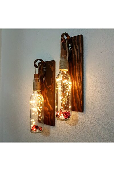 STDEKOR Duvar Dekorasyon 2 Li Set Dekoratif Peri Led Cafe Ofis Hol Antre Ev H...