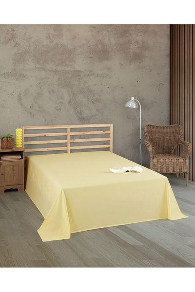 uykulife home collection Uykulife - Yellow Single Flat Sheet