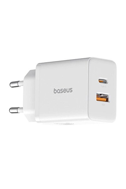 Baseus 20w 1x Usb Ve 1x Type C Universal Şarj Aleti, Aşırı Güç Ve Voltaj Korumalı Şarj Adaptörü