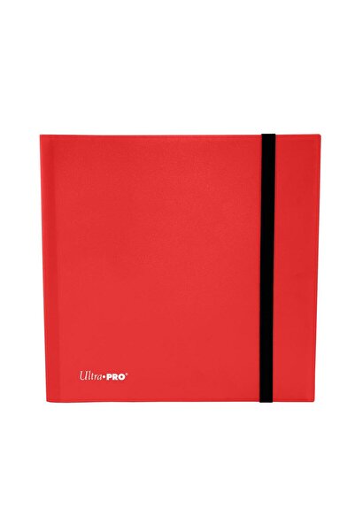 Ultra Pro Pro Eclipse Binder - ألبوم Apple Red بسعة 12 جيبًا و480 بطاقة