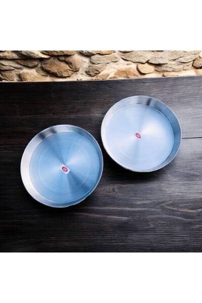 Metler صينية فرن طبلة 30 سم - صينية دائرية من الألومنيوم مكونة من قطعتين