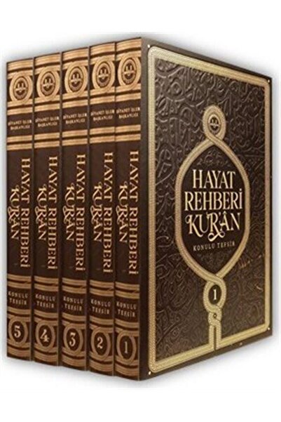Diyanet İşleri Başkanlığı Hayat Rehberi Kur'an Konulu Tefsir (5 Cilt) (orta Boy)