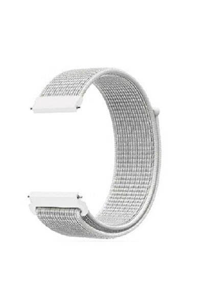 34center Amazfit Balance Uyumlu Hasır Dokuma Kumaş Kordon (22MM)