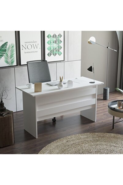L'occi Concept Diego A 140 Cm Ofis Çalışma Masası Beyaz