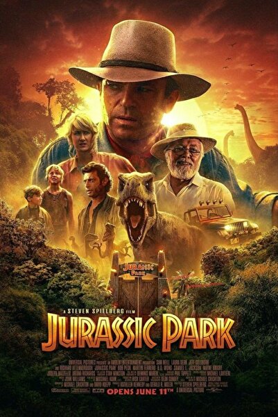 512 STORE Jurassic Park Volume 1 Film Afiş Poster 30x42 Çerçevesiz