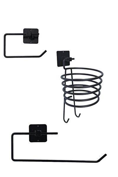 Patulya Aksesuar Set de 3 hârtie igienică adezivă + prosop de hârtie + suport...