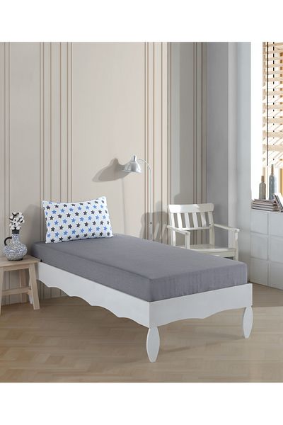 uykulife home collection Uykulife Single Elastic Sheet Set - Mavi Yıldız Combination