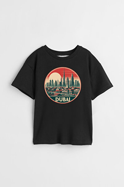 Darkia نمط مدينة دبي - تي شيرت للأطفال للجنسين
