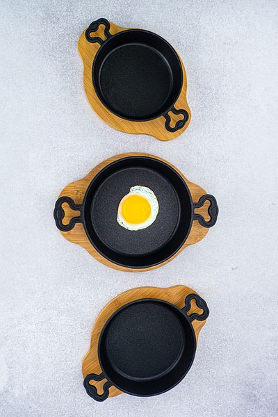 Bambum Pyramid - 3-Piece Pan Set Black