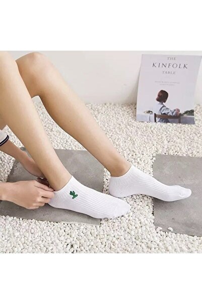 Meguca Socks Дамски бели забавни шарени ботуши Комплект чорапи 5 чифта