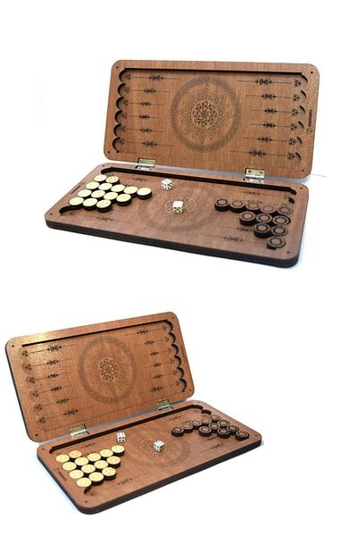 Uçandaire Mini Backgammon Set