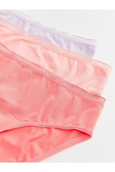 LC Waikiki LCW DREAM Düz Bikini Külot 3'lü Paket