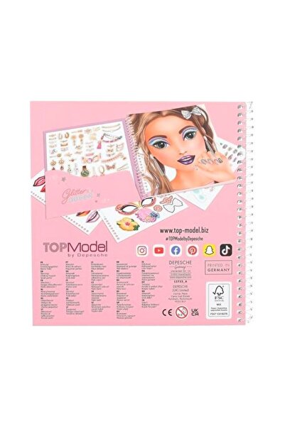Top Model Queen Face Design Notebook