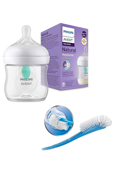 Philips Avent Natural Response Anti-Colic Pp Baby Bottle 125ml 0 m Not Glass....