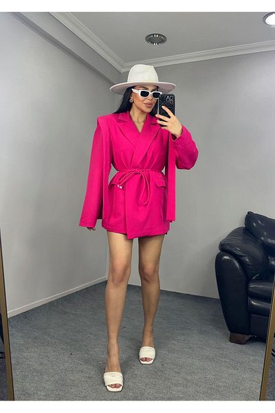 Ekim Store Γραβάτα Oversize Blazer Jacket
