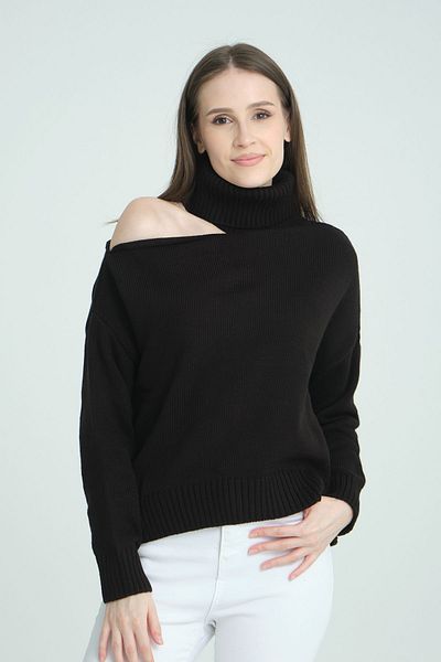 İLKCET MODA Pulover oversize cu umeri înalți