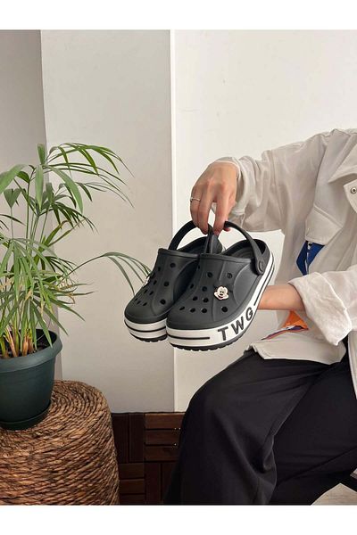 Behtah Kundura New Model Full Orthopedic Slippers - Daily for Doctor, Nurse and Chef (2 Jibbitz Ornaments)