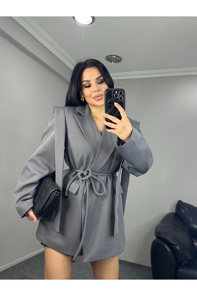 Ekim Store Γραβάτα Oversize Blazer Jacket