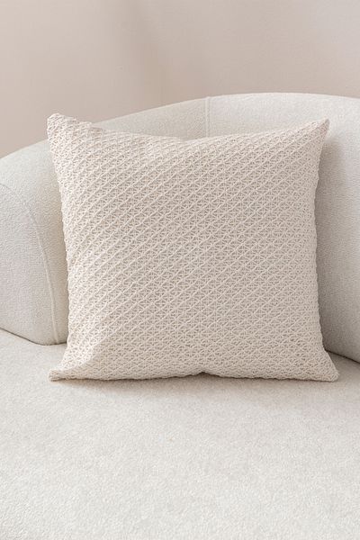 Ottoson Husă de pernă Kirlent 43x43 cu dantelă decorativă