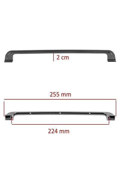 Badem10 Alperen (224 MM - 22,4 CM) Mobilier Bucătărie Sertar Dulap Mâner dulap Mâner plat Mâner metal afumat