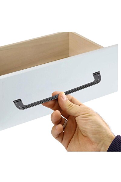 Badem10 Alperen (224 MM - 22,4 CM) Mobilier Bucătărie Sertar Dulap Mâner dulap Mâner plat Mâner metal afumat
