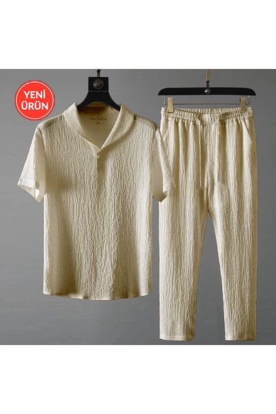 FRADOTEX Lycra Bürmükcük Krinkil Alaçati and Kısaol Set