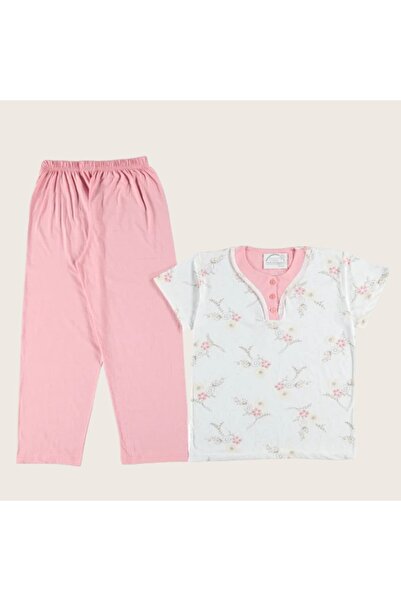 Kadın- Kısa Kol Pijama Takımı