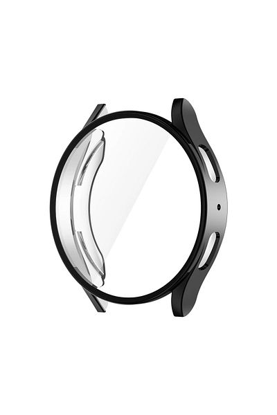 NANOSPACE Samsung Galaxy Watch7 44MM - حافظة سيليكون ناعمة وحماية شاشة كاملة