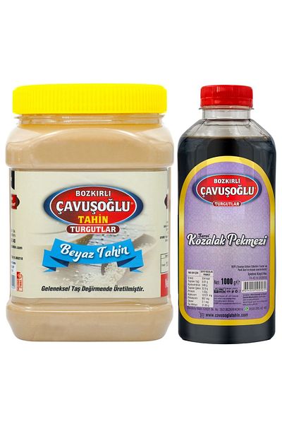 Bozkırlı Çavuşoğlu White Tahini 930g Cone Molasses 1000g
