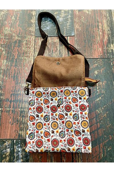 Street Bag Τσάντα ώμου Shiraz με μοτίβο Bohemian - Αδιάβροχη, καθημερινή χρήση ταξιδιού