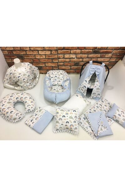 BUSEBABYHOME Çok Amaçlı Babynest , Puset Örtüsü , Alt Açma Ve Battaniye, Nevr...