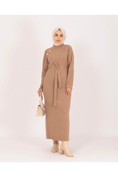 Stilife 4866 STYLE DRESS ROBA BUTTONED
