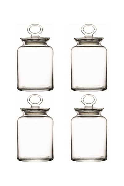 Paşabahçe 98677 Cam Kapaklı Kavanoz 2640cc - 4 Adet Fma07091