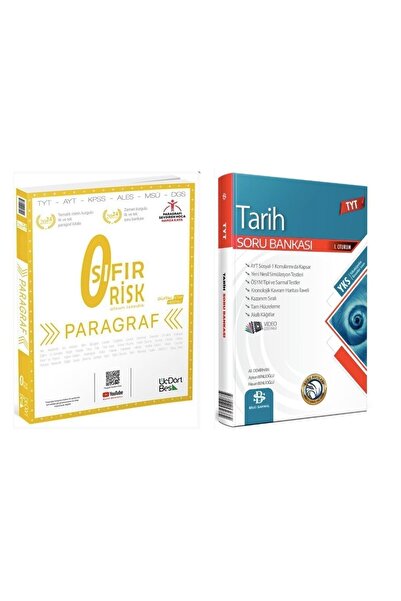 Üç Dört Beş Yayıncılık 2023-2024 345 Yayınları Sıfır Risk Paragraf & Bilgi Sarmal Tyt Tarih Soru Bankası Seti