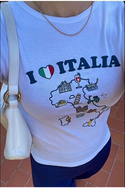 BİQ & TAQ BUTİK إيطاليا الأبيض المحاصيل الأعلى