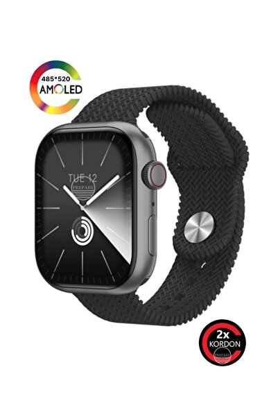 PREPARE Watch 9 Plus 45mm Super Amoled Ekran GPT AI Kordon Kilitli Oyun + Asi...