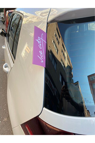 Quart Aksesuar Vice City Oto Bayrağı Araba Flama Araç Etiket