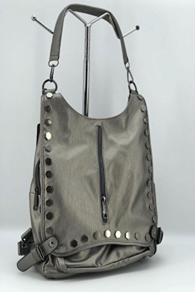 MEGA ÇANTA Rucsac Mega gri pentru femei