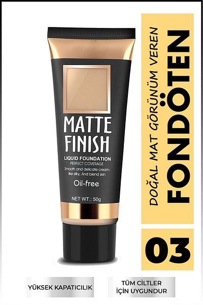SEVRU High Coverage Effect Natural Matte Look Foundation No.3